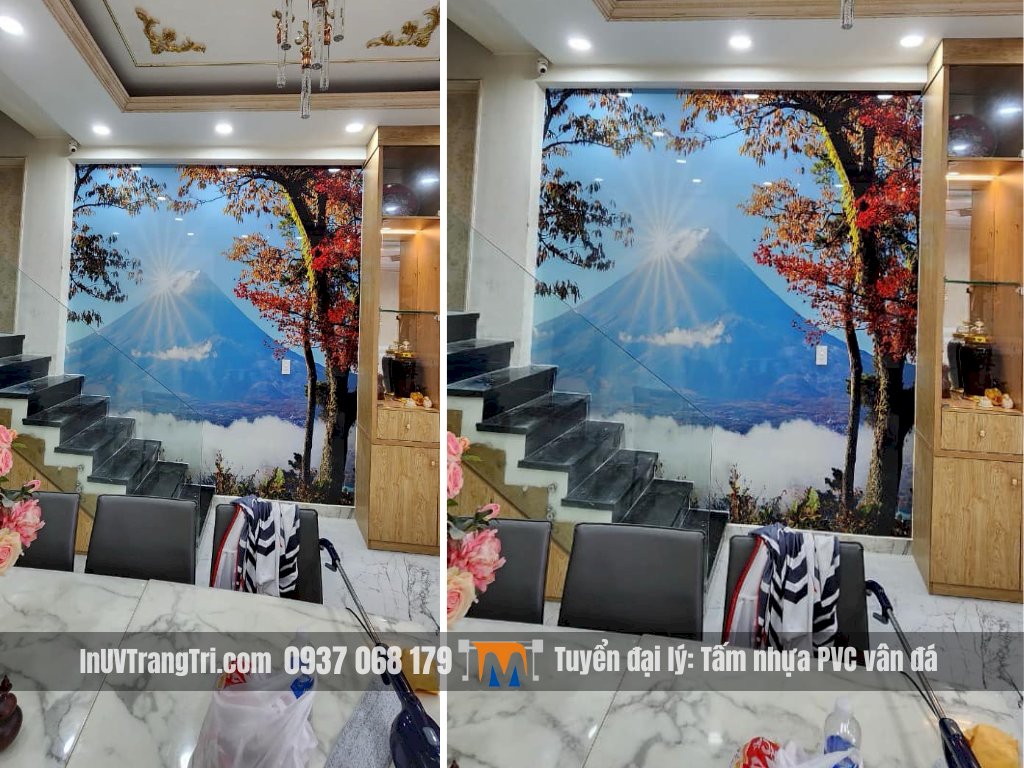 Tranh PVC Núi Phú Sĩ Fuji