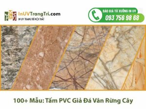 Top 100+ Mẫu tấm PVC giả đá vân rừng cây