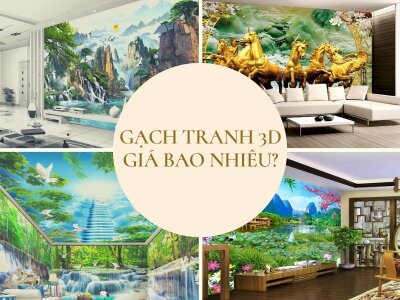 Gạch tranh 3D giá bao nhiêu? Giá tranh gạch 3D ốp tường mới nhất