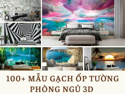 Top 100+ Mẫu gạch ốp tường phòng ngủ 3D đẹp nhất