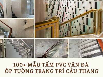 Top 100+ Mẫu tấm PVC vân đá ốp tường cầu thang đẹp nhất